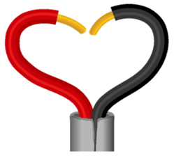 Electric line English version sticker #4733185