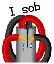 Electric line English version sticker #4733190