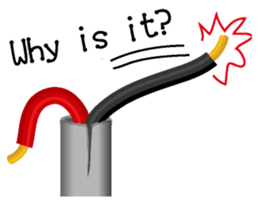 Electric line English version sticker #4733193