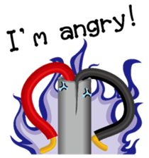 Electric line English version sticker #4733197