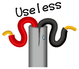 Electric line English version sticker #4733199