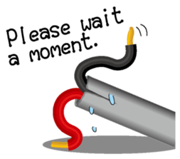 Electric line English version sticker #4733202