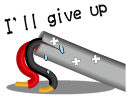 Electric line English version sticker #4733203