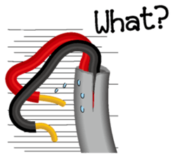 Electric line English version sticker #4733211