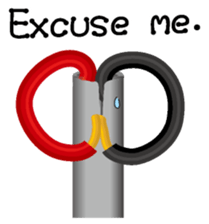 Electric line English version sticker #4733212