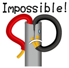 Electric line English version sticker #4733213