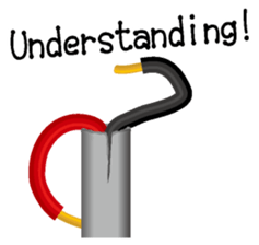 Electric line English version sticker #4733215