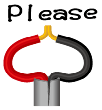 Electric line English version sticker #4733217