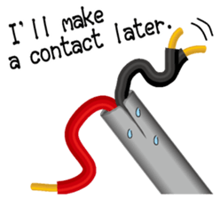 Electric line English version sticker #4733222