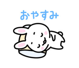 shiro no usagi sticker #4733505