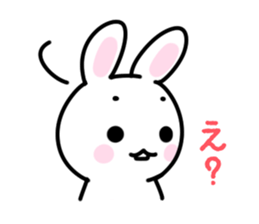 shiro no usagi sticker #4733514