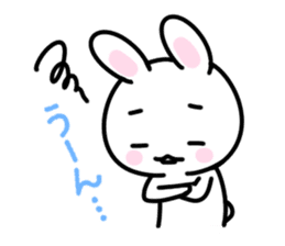 shiro no usagi sticker #4733542