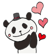 Gentle panda sticker #4733985