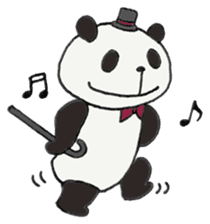 Gentle panda sticker #4733986
