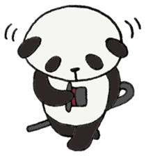 Gentle panda sticker #4733988