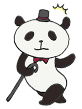 Gentle panda sticker #4733993