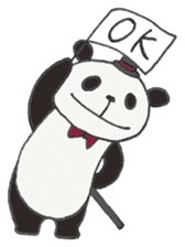 Gentle panda sticker #4733994