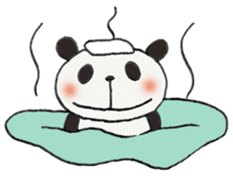 Gentle panda sticker #4733998