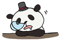Gentle panda sticker #4733999