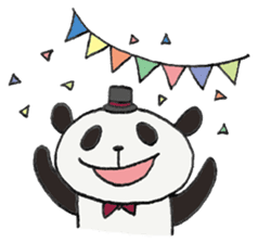 Gentle panda sticker #4734002