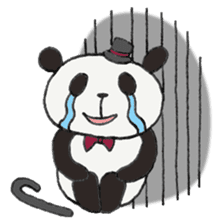 Gentle panda sticker #4734008