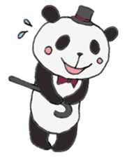 Gentle panda sticker #4734010