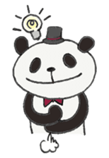 Gentle panda sticker #4734013