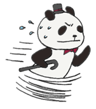 Gentle panda sticker #4734014