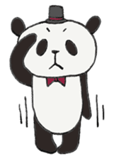 Gentle panda sticker #4734015