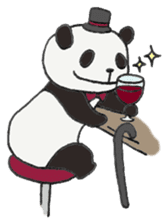 Gentle panda sticker #4734021