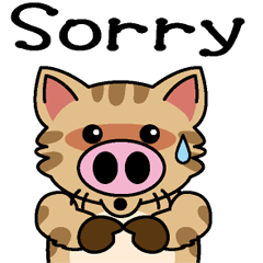 Cat of a pig English version