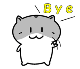 I greet by Mr. hamster. sticker #4734149