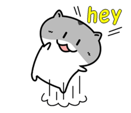 I greet by Mr. hamster. sticker #4734152