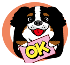 Bernese Mountain Dog molfy sticker #4734705