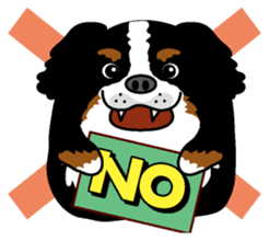 Bernese Mountain Dog molfy sticker #4734706