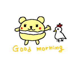 macaroon on the bear sticker #4735506