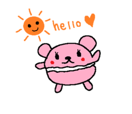 macaroon on the bear sticker #4735508