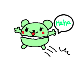 macaroon on the bear sticker #4735509