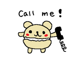 macaroon on the bear sticker #4735511