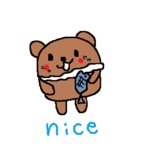 macaroon on the bear sticker #4735519