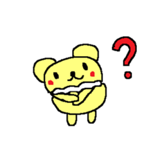 macaroon on the bear sticker #4735525