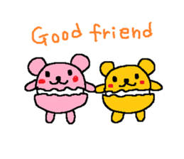 macaroon on the bear sticker #4735529