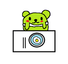 macaroon on the bear sticker #4735533