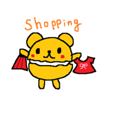 macaroon on the bear sticker #4735537