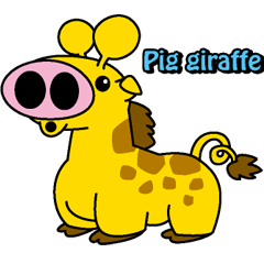 Pig giraffe