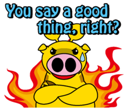 Pig giraffe sticker #4735593