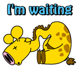 Pig giraffe sticker #4735612