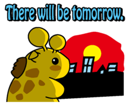 Pig giraffe sticker #4735617