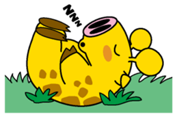 Pig giraffe sticker #4735618