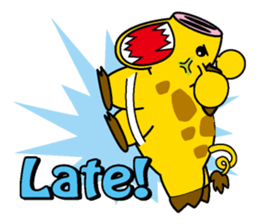 Pig giraffe sticker #4735620